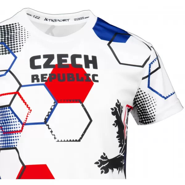  Tricou funcțional premium pentru copii ALTISPORT VOJ/ALK036TR01 ALB 