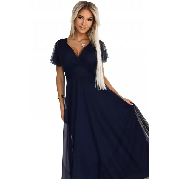  Rochie NUMOCO NASTIA 562-1 SEA -BLUE 
