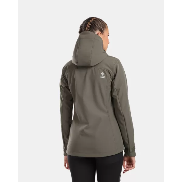  Jachetă softshell de damă KILPI RAVIA-W WL0129KI VERDE ÎNCHIS 
