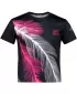 Tricou funcțional premium pentru copii ALTISPORT VOJ/ALK001TR01 NEGRU/ROZ