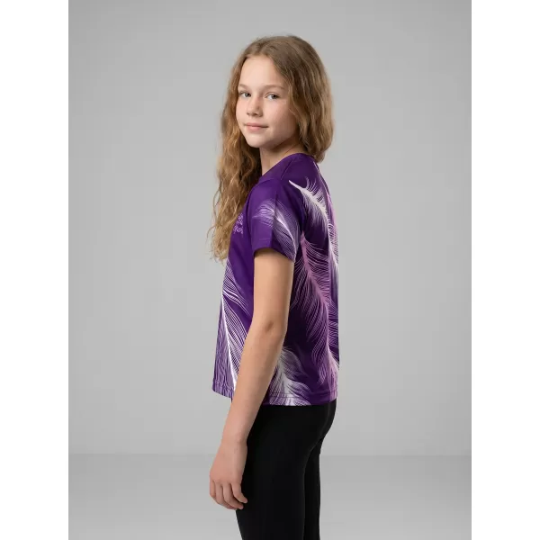  Tricou funcțional premium pentru copii ALTISPORT VOJ/ALK001TR01 VIOLET 