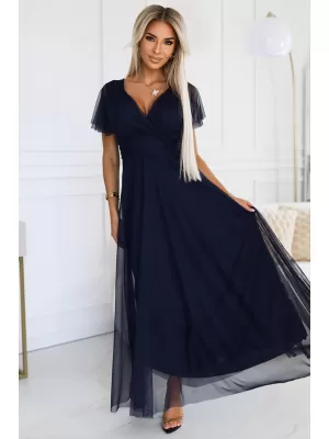 Rochie NUMOCO NASTIA 562-1 SEA -BLUE
