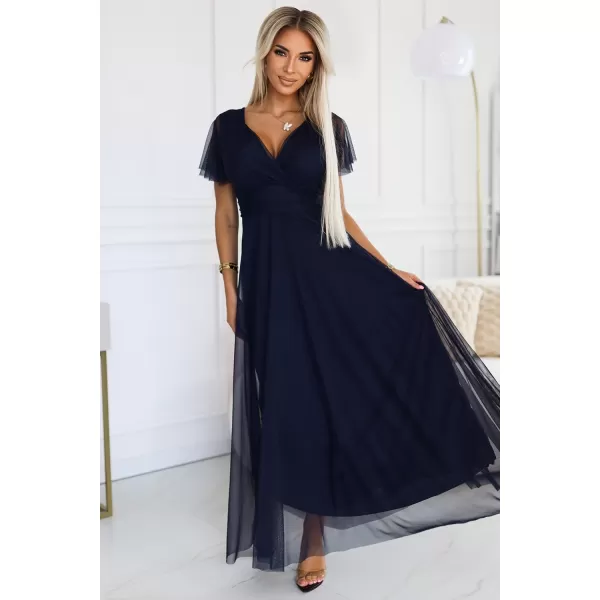  Rochie NUMOCO NASTIA 562-1 SEA -BLUE 
