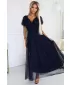 Rochie NUMOCO NASTIA 562-1 SEA -BLUE