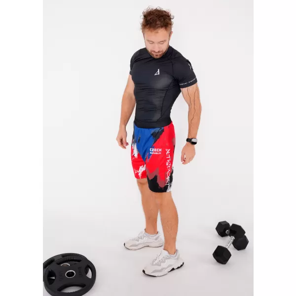  Pantaloni scurți funcționali premium pentru bărbați, fără buzunare ALTISPORT VOJ/ALM036KRA02 DUNGI 