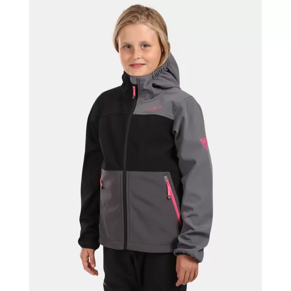  Jachetă softshell pentru fetiță KILPI RAVIA-J WJ0113KI NEGRU 