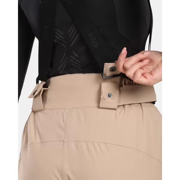  Pantaloni de schi pentru femei KILPI ELARE-W WL0404KI BEJ 