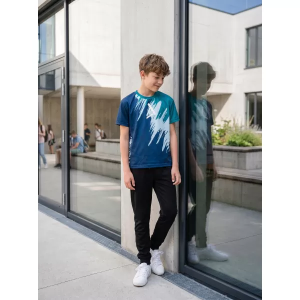  Tricou funcțional premium pentru copii ALTISPORT VOJ/ALK006TR01 KEROSEN/ALBASTRU 
