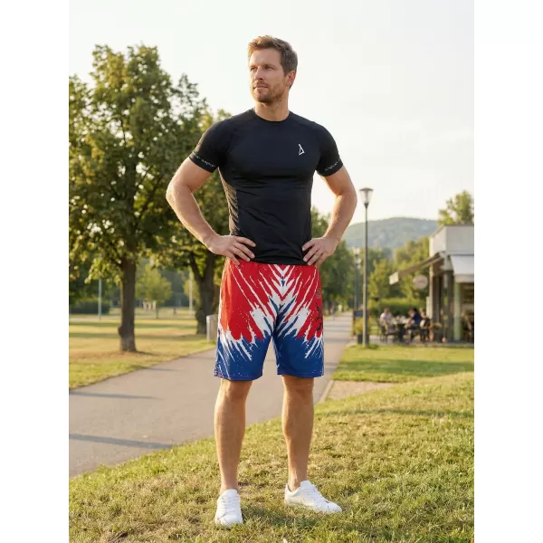  Pantaloni scurți funcționali premium pentru bărbați, fără buzunare ALTISPORT VOJ/ALM036KRA02 LEU 