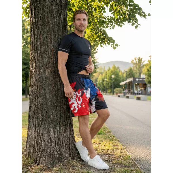  Pantaloni scurți funcționali premium pentru bărbați, fără buzunare ALTISPORT VOJ/ALM036KRA02 DUNGI 