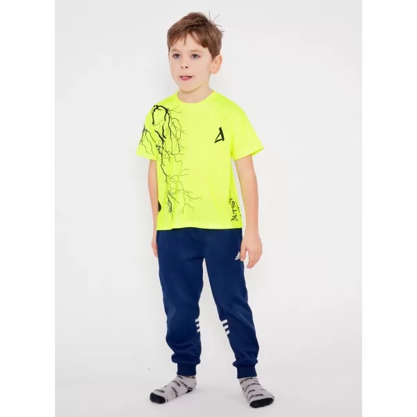  Tricou funcțional premium pentru copii ALTISPORT VOJ/ALK004TR01 GALBEN NEON 