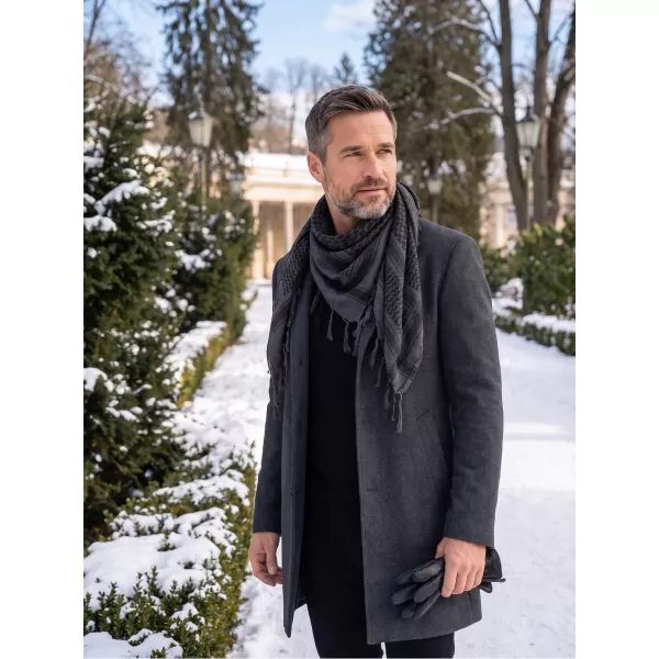  Eşarfă BRANDIT BD7009 NAVY/NEGRU 