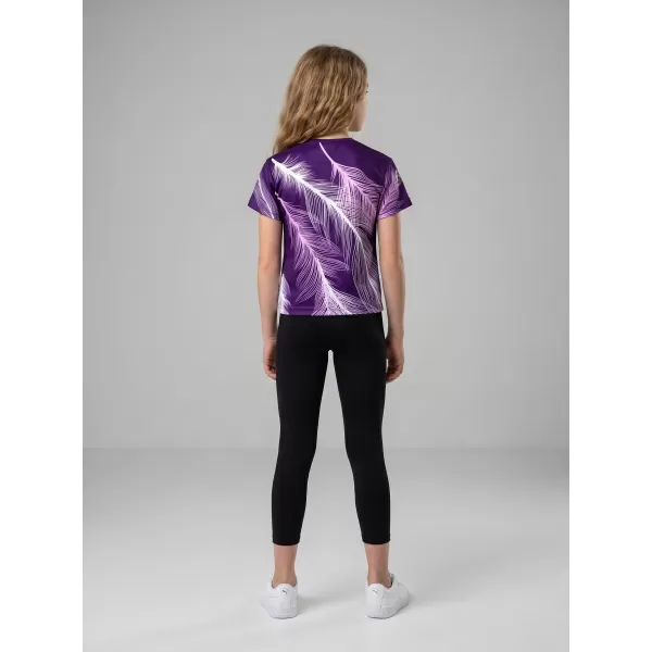  Tricou funcțional premium pentru copii ALTISPORT VOJ/ALK001TR01 VIOLET 