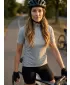 Tricou de ciclism pentru femei ALTISPORT NoPrint NP/ALW115NJ ARGINT