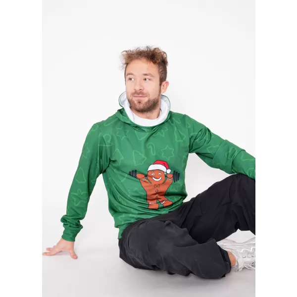  Hanorac funcțional premium pentru bărbați ALTISPORT VOJ/ALMVN6MI01 VERDE 
