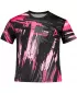 Tricou funcțional premium pentru copii ALTISPORT VOJ/ALK010TR01 NEGRU/ROZ DESCHIS