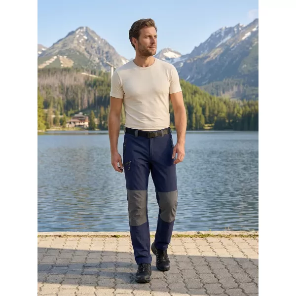  Pantaloni pentru bărbați ALTISPORT NoPrint NP/ALM6021NJ BLEUMARIN/CARBON 