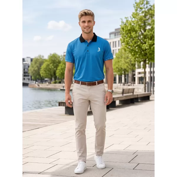  Tricou funcțional pentru bărbați cu guler premium ALTISPORT VOJ/ALM000TR05 KEROSENUL 