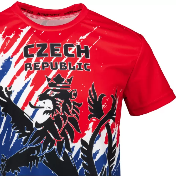  Tricou funcțional premium pentru copii ALTISPORT VOJ/ALK036TR01 ROŞU 