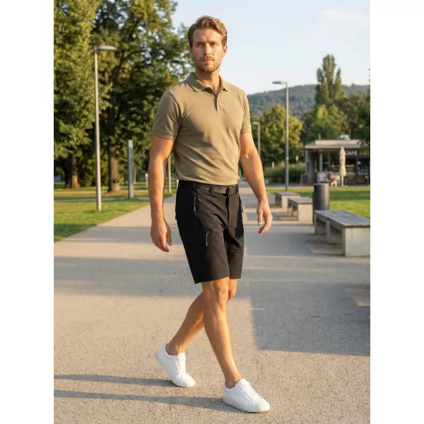  Pantaloni scurți pentru bărbați ALTISPORT NoPrint NP/ALM4021NJ NEGRU 