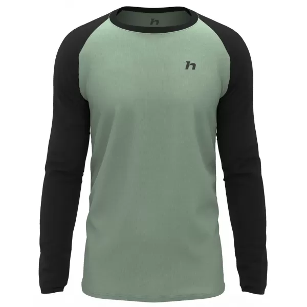  Tricou pentru bărbați cu mâneci lungi HANNAH TAREGAN L/S TAMPON ANTRACIT/CRIN 