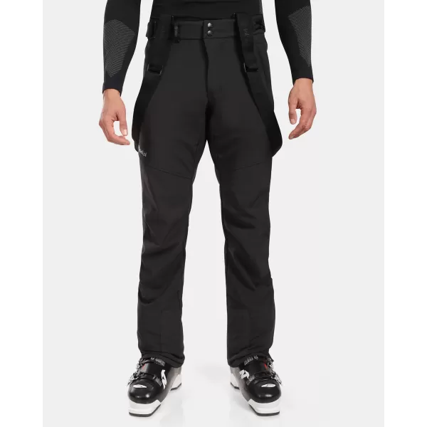  Pantaloni de schi softshell pentru bărbați KILPI RHEA-M WM0409KI NEGRU 