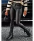 Pantalonii pentru doamne DSTREET GLOSSTEP UY2194 NEGRU