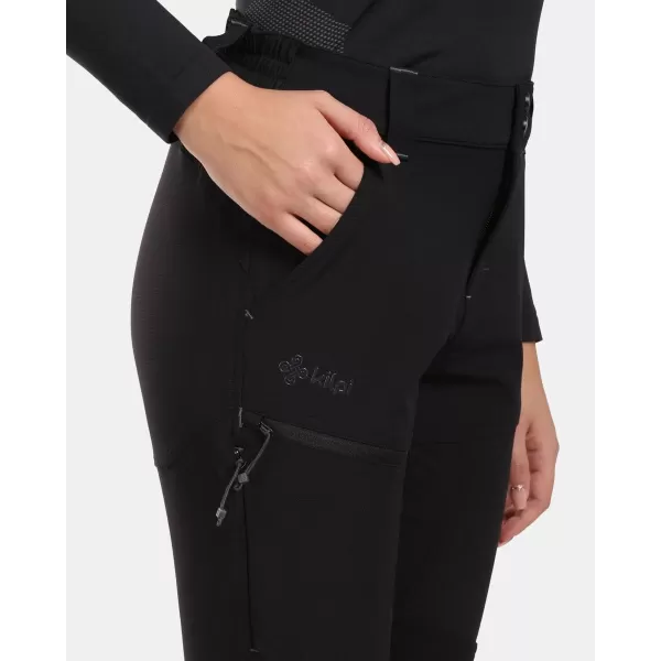  Pantaloni de exterior pentru femei KILPI VILLAIN-W WL0411KI NEGRU 