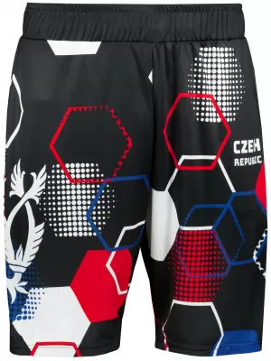 Pantaloni scurți funcționali premium pentru bărbați, fără buzunare ALTISPORT VOJ/ALM036KRA02 HEXA NEGRU