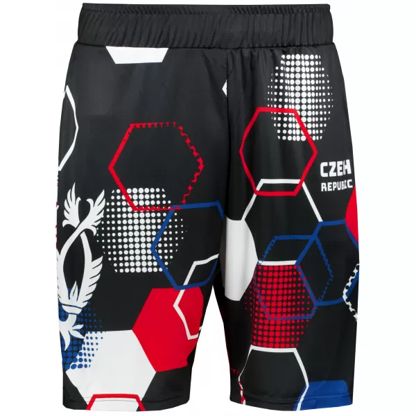  Pantaloni scurți funcționali premium pentru bărbați, fără buzunare ALTISPORT VOJ/ALM036KRA02 HEXA NEGRU 