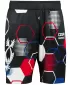 Pantaloni scurți funcționali premium pentru bărbați, fără buzunare ALTISPORT VOJ/ALM036KRA02 HEXA NEGRU