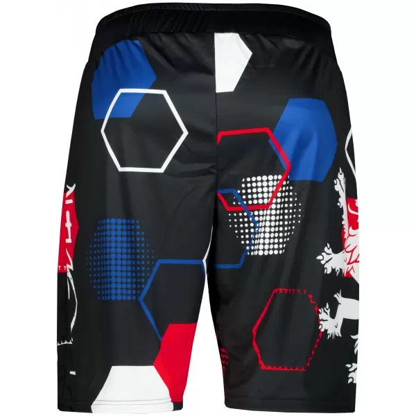  Pantaloni scurți funcționali premium pentru bărbați, fără buzunare ALTISPORT VOJ/ALM036KRA02 HEXA NEGRU 
