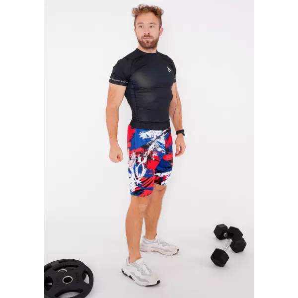  Pantaloni scurți funcționali premium pentru bărbați, fără buzunare ALTISPORT VOJ/ALM036KRA02 CEH 