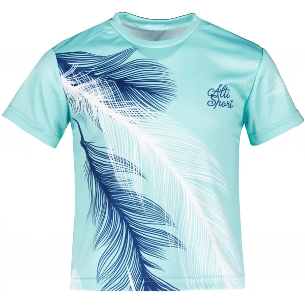  Tricou funcțional premium pentru copii ALTISPORT VOJ/ALK001TR01 ALBASTRU CA GHEATA 