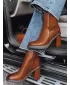 Doamne DSTREET STYLOBOOT CARAMEL