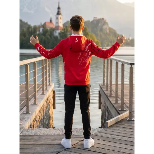  Hanorac funcțional premium pentru copii ALTISPORT VOJ/ALK004MI01 ROŞU 