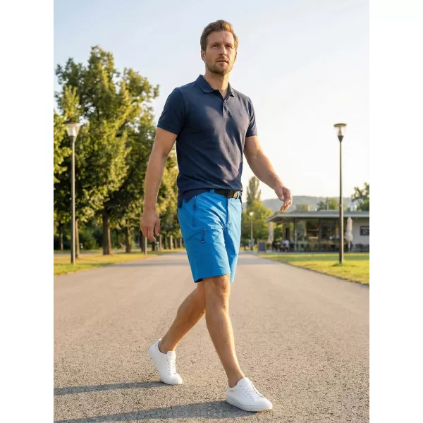  Pantaloni scurți pentru bărbați ALTISPORT NoPrint NP/ALM4021NJ ALBASTRU STRĂLUCITOR 