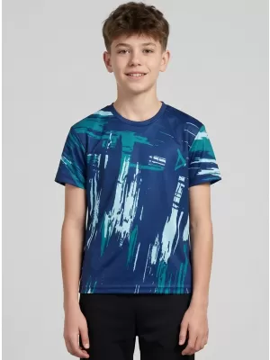 Tricou funcțional premium pentru copii ALTISPORT VOJ/ALK010TR01 KEROSEN/ALBASTRU