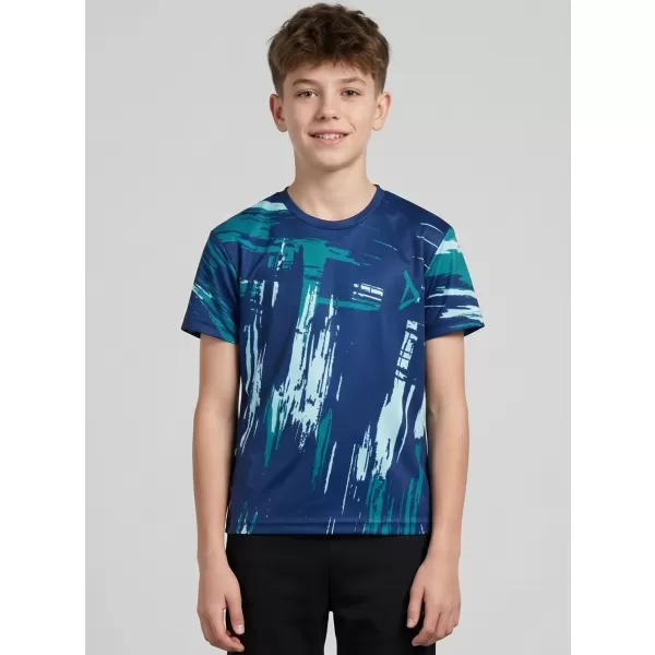  Tricou funcțional premium pentru copii ALTISPORT VOJ/ALK010TR01 KEROSEN/ALBASTRU 