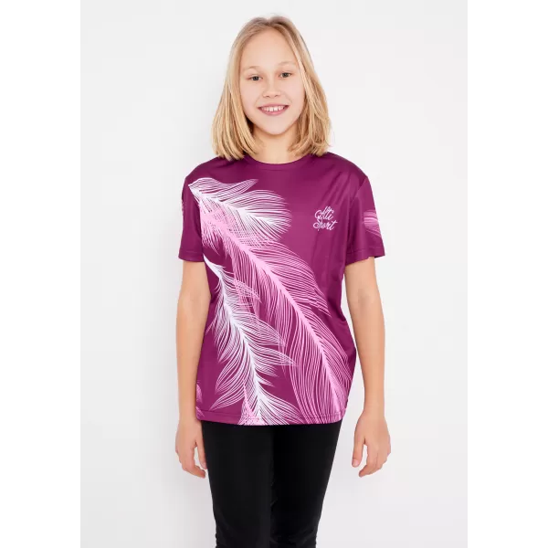  Tricou funcțional premium pentru copii ALTISPORT VOJ/ALK001TR01 FUCSIE 