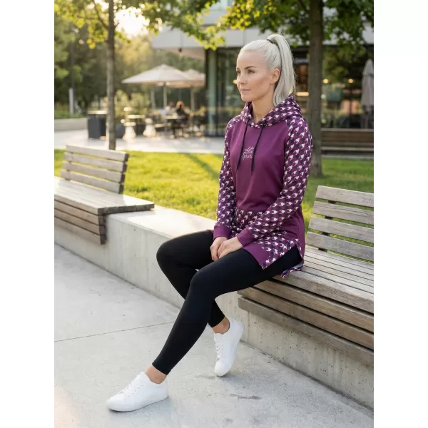  Hanorac prelungit funcțional pentru femei premium ALTISPORT VOJ/ALW048MI03 VIOLET 