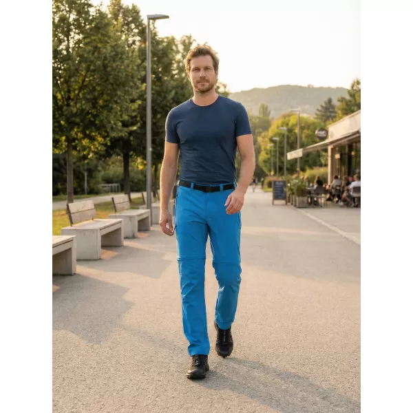  Pantaloni/short pentru bărbați ALTISPORT NoPrint NP/ALM2021NJ ALBASTRU STRĂLUCITOR 