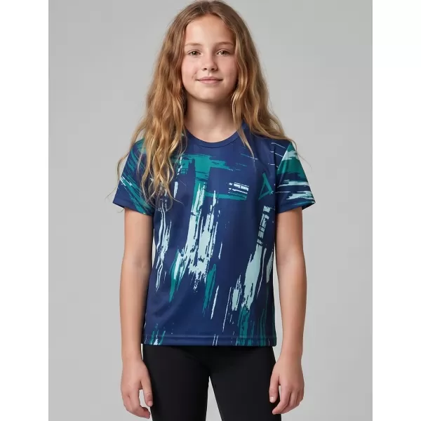  Tricou funcțional premium pentru copii ALTISPORT VOJ/ALK010TR01 KEROSEN/ALBASTRU 