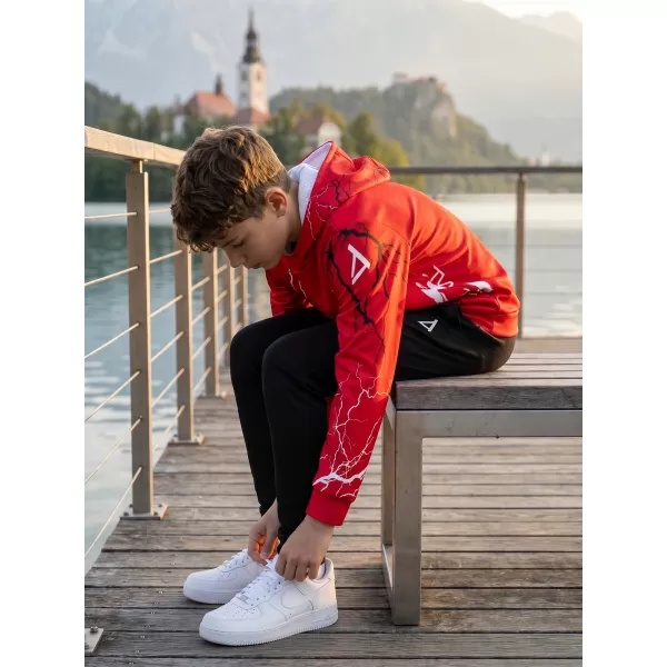  Hanorac funcțional premium pentru copii ALTISPORT VOJ/ALK004MI01 ROŞU 