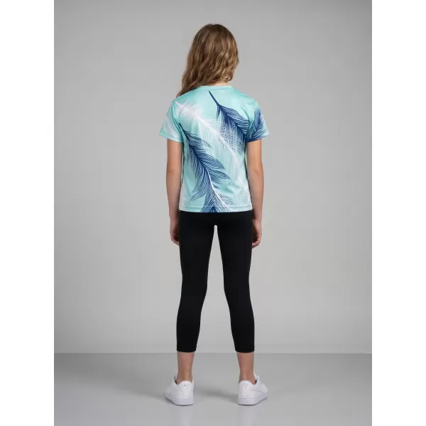  Tricou funcțional premium pentru copii ALTISPORT VOJ/ALK001TR01 ALBASTRU CA GHEATA 