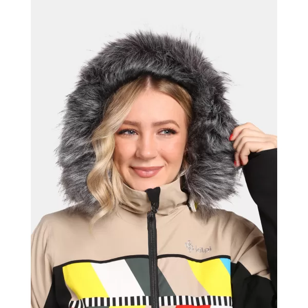  Jachetă de schi pentru femei KILPI CLAIR-W WL0107KI BEJ 