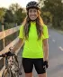 Tricou de ciclism pentru femei ALTISPORT NoPrint NP/ALW115NJ GALBEN STRĂLUCITOR
