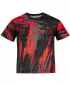 Tricou funcțional premium pentru copii ALTISPORT VOJ/ALK010TR01 NEGRU/ROSU