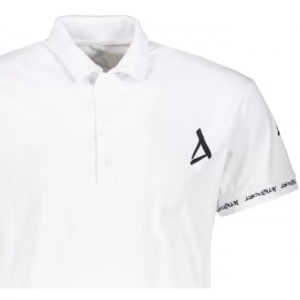  Tricou funcțional pentru bărbați cu guler premium ALTISPORT VOJ/ALM000TR05 ALB 