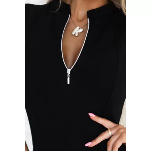  Rochie NUMOCO 573-1 NEGRU 